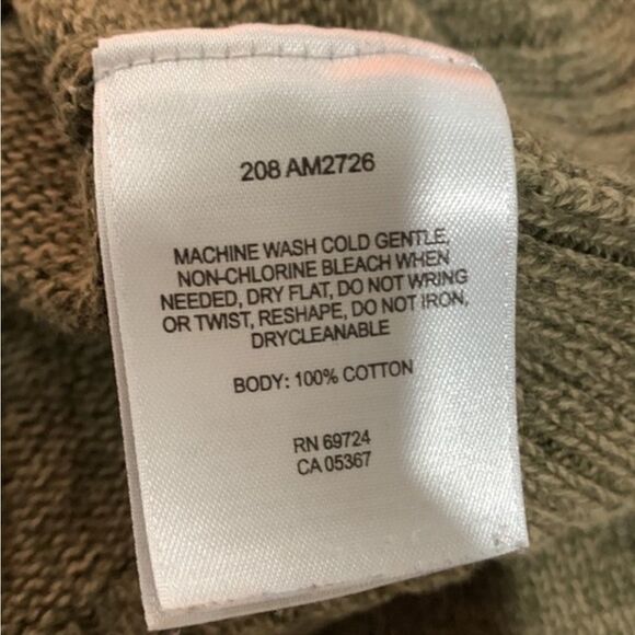 Columbia Men’s Commando Sweater  V
Neck Cotton Green Pullover size L - Picture 6 of 6